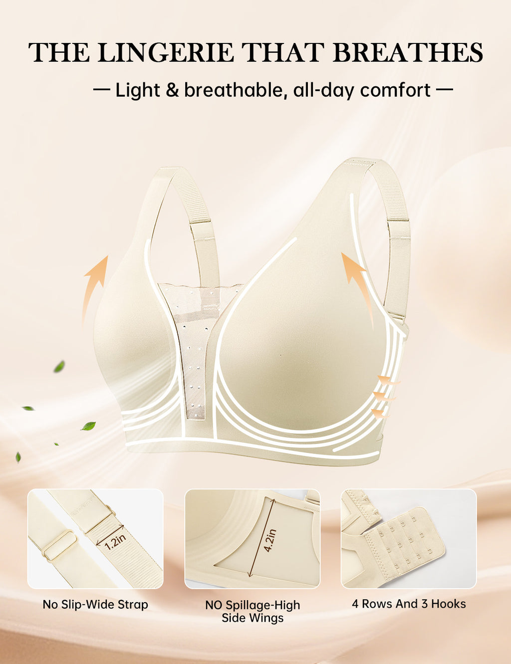REALWILL Reinstone Mesh Jelly Bra